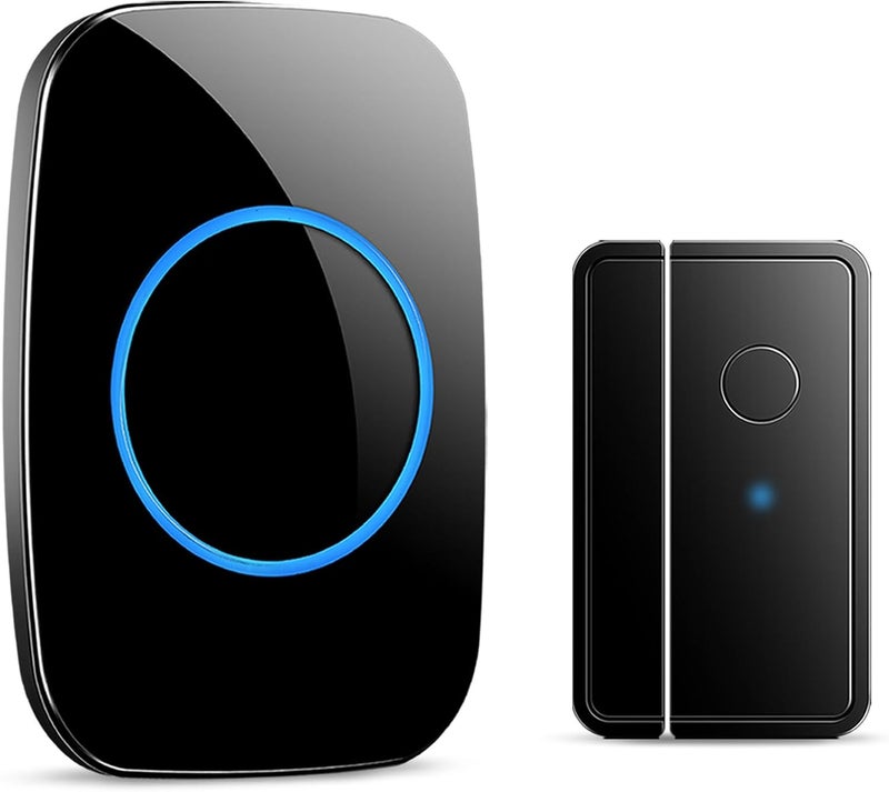 Full House Door Chime When Door Opens, FullHouse Door Sensor Wireless Entry Alarm with 1000ft Range, 60 Chimes and 5 Volume Levels for Business/Store/Home/Office - Image 1